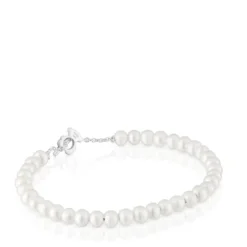 Pulsera esclava con perlas cultivadas I-Bear