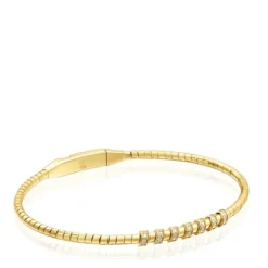 Pulsera esclava de oro y diamantes TOUS Basics