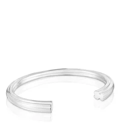 Pulsera esclava de plata y motivo oso TOUS 1950