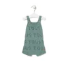 Ranita de punto de bebé Tricot logo TOUS verde