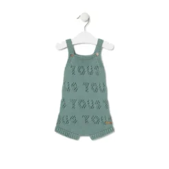 Ranita de punto de bebé Tricot logo TOUS verde