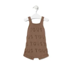 Ranita de punto de bebé Tricot logo TOUS beige