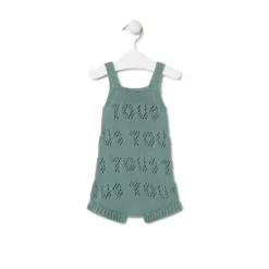 Ranita de punto de bebé Tricot logo TOUS verde