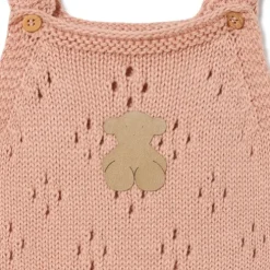 Ranita de punto de bebé Tricot rosa