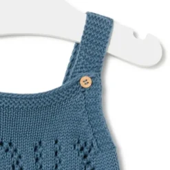 Ranita de punto de bebé Tricot logo TOUS azul