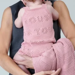 Ranita de punto de bebé Tricot logo TOUS azul