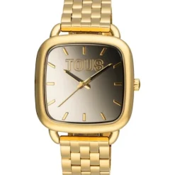 Reloj analógico con brazalete de acero IPG dorado TOUS D-Logo Mirror