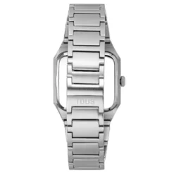 Reloj analógico con brazalete de aluminio y zirconias Karat Squared