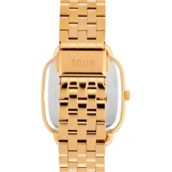 Reloj analógico con brazalete de acero IPG dorado TOUS D-Logo Mirror
