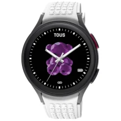 Reloj smartwatch Samsung Galaxy Watch 5 Pro X TOUS de Titanio negro con correa de silicona negra