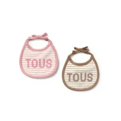 Set de baberos de bebé Classic rosa