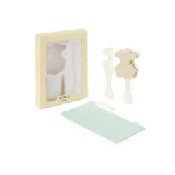 Set de cepillo y peine Beauty blanco
