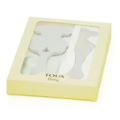 Set de cepillo y peine Beauty gris