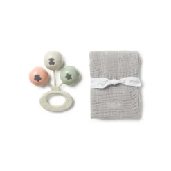 Set de sonajero y muselina Swing