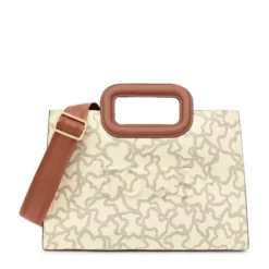 Shopper mediano Amaya beige Kaos Icon