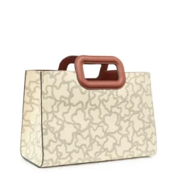Shopper mediano Amaya beige Kaos Icon