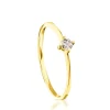 Solitario de oro con diamante TOUS Brillants