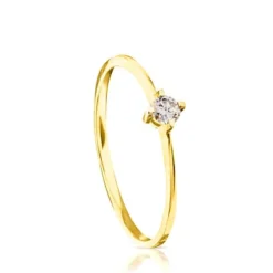 Solitario de oro con diamante TOUS Brillants