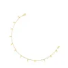 Tobillera con baño de oro 18 kt sobre plata Cool Joy