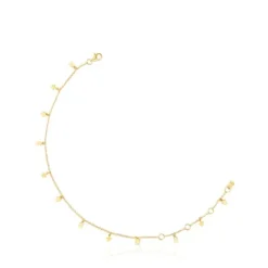 Tobillera con baño de oro 18 kt sobre plata Cool Joy