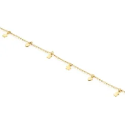 Tobillera con baño de oro 18 kt sobre plata Cool Joy