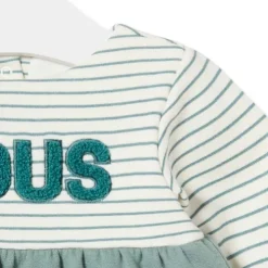 Vestido de bebé niña Classic verde
