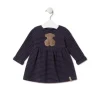 Vestido de niña a rayas Blue azul marino